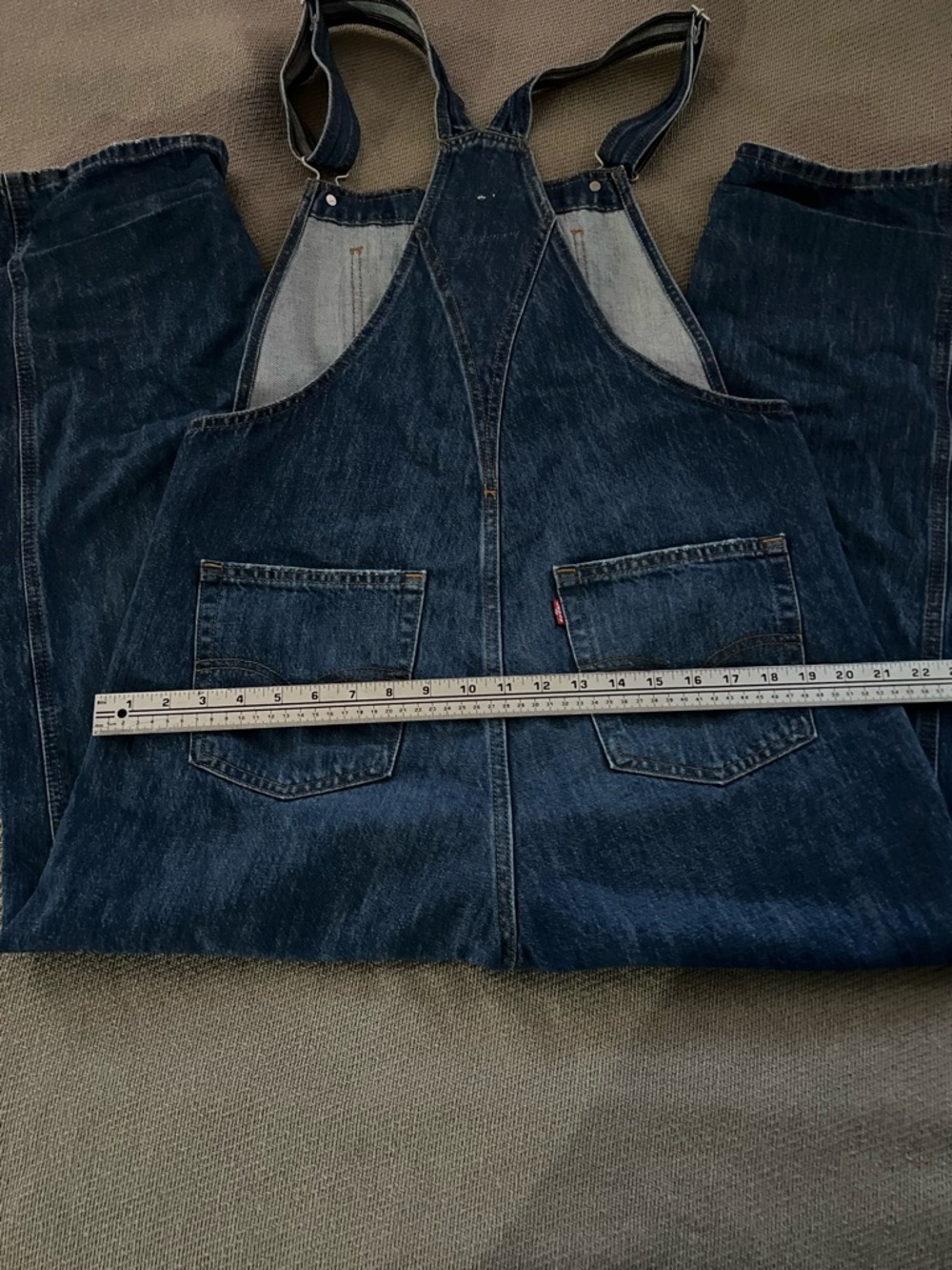 SOLD! Levi's Women Vintage Denim Jean Overalls XL - Picture 5 of 16